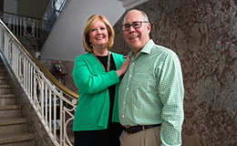 President Neal Smatresk and his wife Debbie.