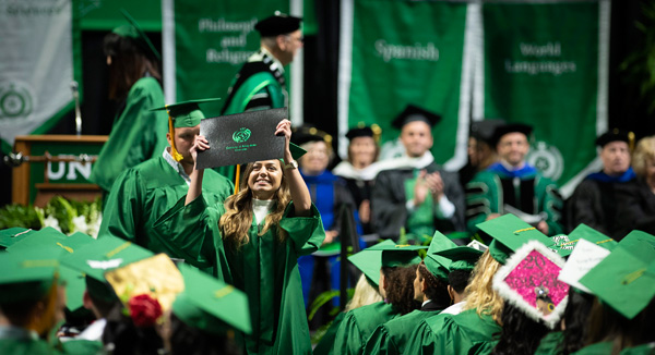 University of North Texas commencement ceremony