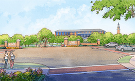 Artist rendering of the UNT Frisco campus